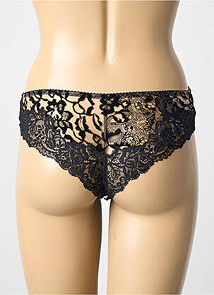 Culotte broderie dentelle de calais noir AMBRA femme