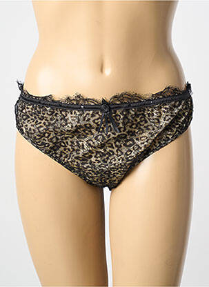 Culotte légère et transparente noir AMBRA femme