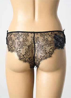 Culotte légère et transparente noir AMBRA femme