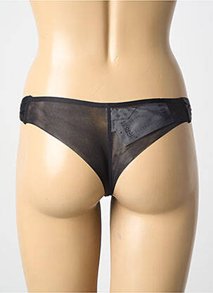 Tanga stretch noir CHANTAL THOMASS femme