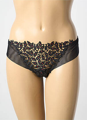 Culotte effet matière satinée noir AMBRA femme