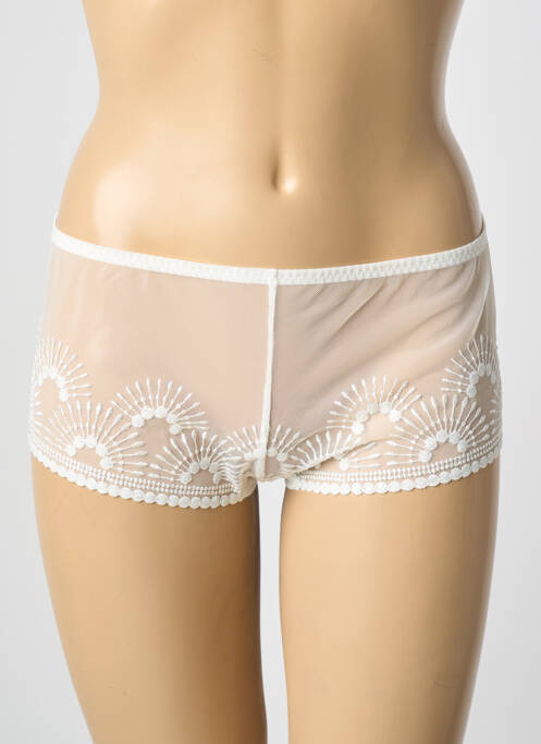 Shorty stretch beige LOUISA BRACQ femme