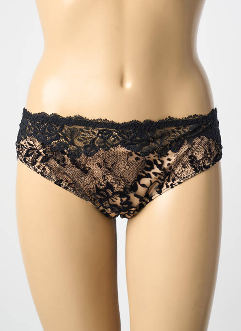 Culotte broderie dentelle de calais beige AMBRA femme