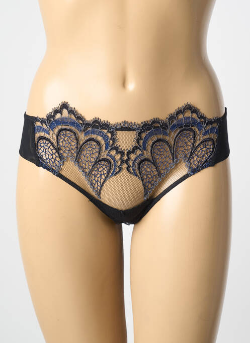 Culotte effet matière satinée bleu AMBRA femme