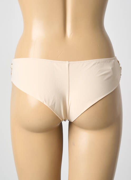 Culotte tissage satiné beige AMBRA femme