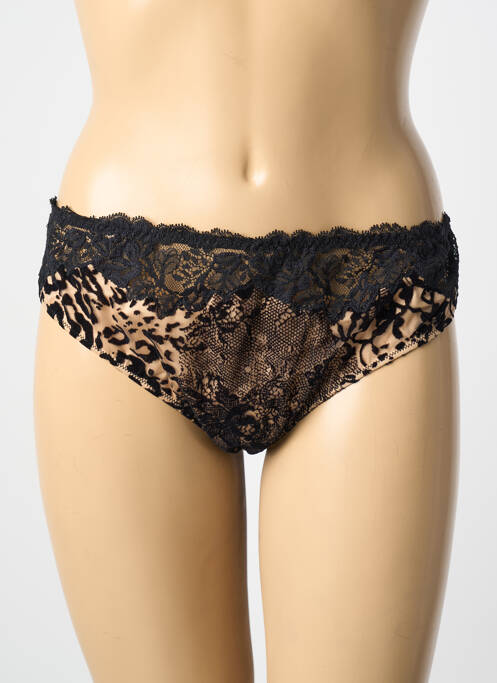 Culotte broderie dentelle de calais noir AMBRA femme