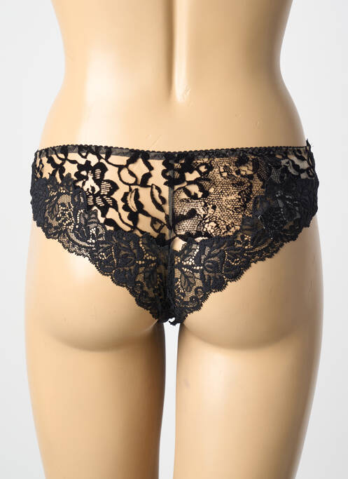 Culotte broderie dentelle de calais noir AMBRA femme