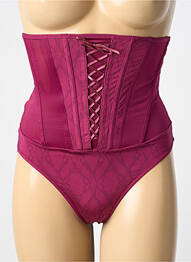 Culotte gainante tissage satiné violet MARLIES DEKKERS femme