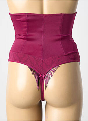 Culotte gainante tissage satiné violet MARLIES DEKKERS femme