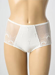 Culotte haute stretch beige LOUISA BRACQ femme
