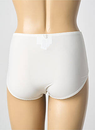 Culotte haute stretch beige LOUISA BRACQ femme