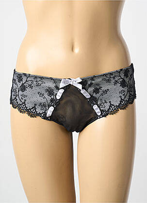 Shorty effet matière satinée noir VERDE VERONICA femme