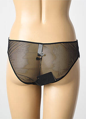 Shorty effet matière satinée noir VERDE VERONICA femme