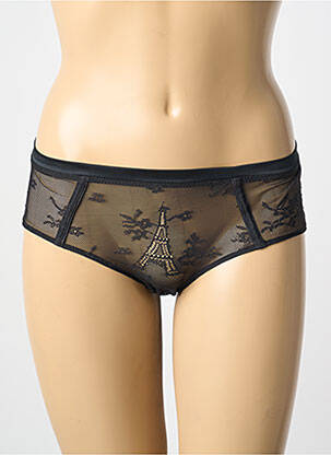 Shorty effet matière satinée noir CHANTAL THOMASS femme