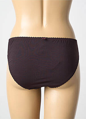 Culotte fond doublé marron SECRET D'EVA femme