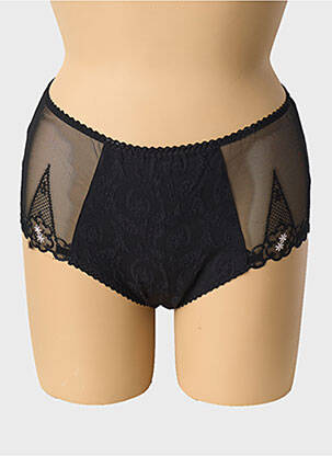 Culotte haute stretch noir LOUISA BRACQ femme