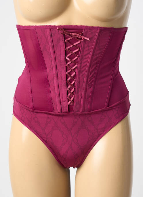 Culotte gainante tissage satiné violet MARLIES DEKKERS femme