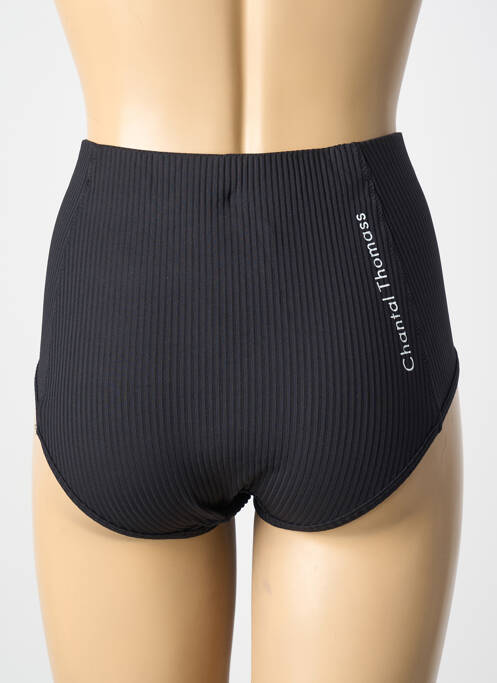 Culotte haute effet matière satinée noir CHANTAL THOMASS femme