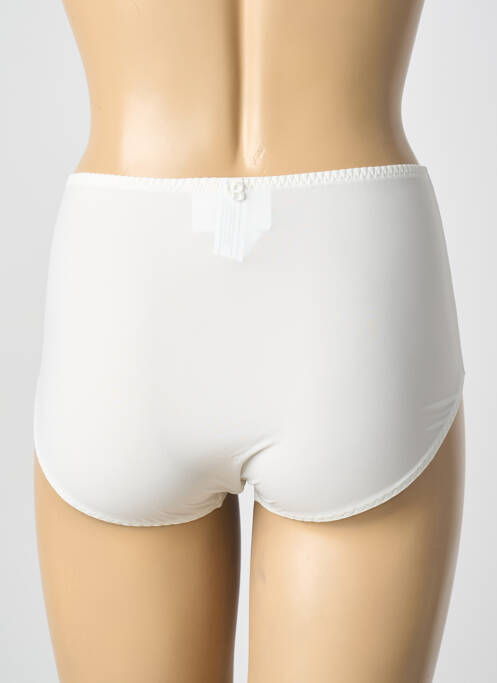 Culotte haute stretch beige LOUISA BRACQ femme