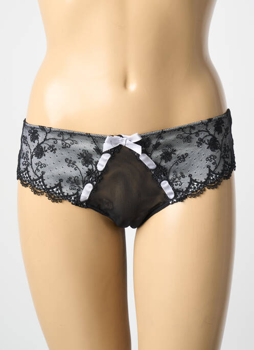 Shorty effet matière satinée noir VERDE VERONICA femme