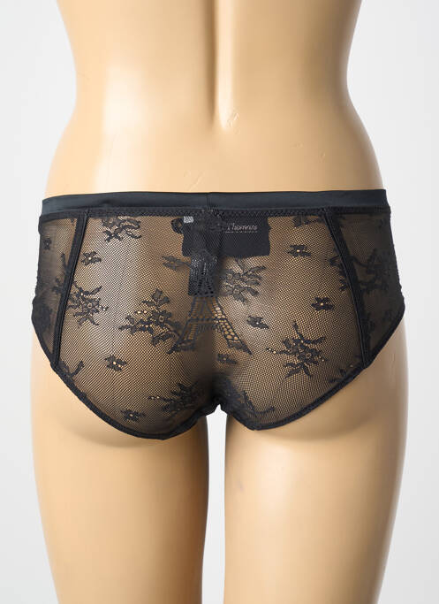Shorty effet matière satinée noir CHANTAL THOMASS femme