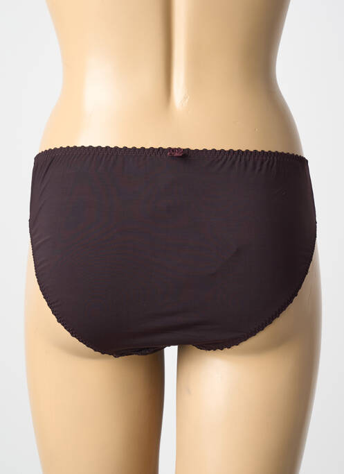 Culotte marron SECRET D'EVA femme