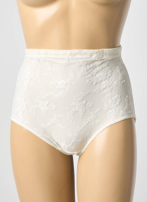 Culotte haute beige SECRET D'EVA femme