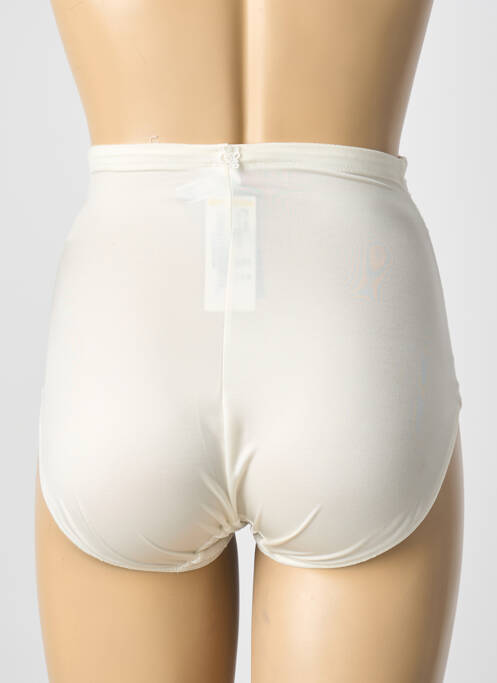 Culotte haute beige SECRET D'EVA femme