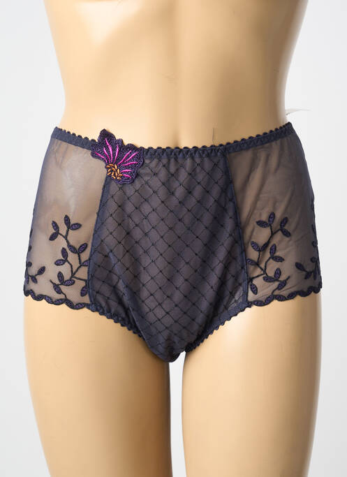 Culotte haute bleu LOUISA BRACQ femme