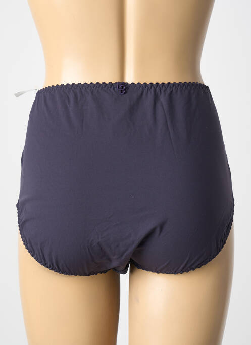 Culotte haute bleu LOUISA BRACQ femme