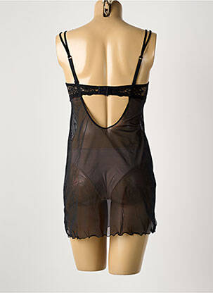 Nuisette/combinette broderie noir AMBRA femme