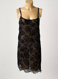 Nuisette/combinette col rond noir AMBRA femme
