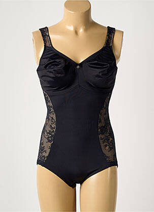 Body lingerie broderie noir ROSA FAIA femme