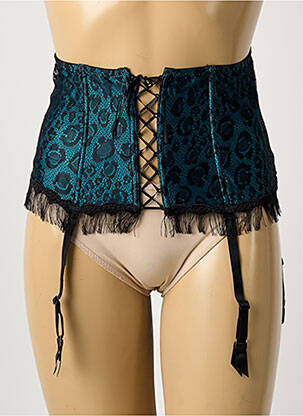 Corset avec armature bleu AMBRA femme