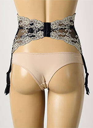 Corset broderie noir AMBRA femme
