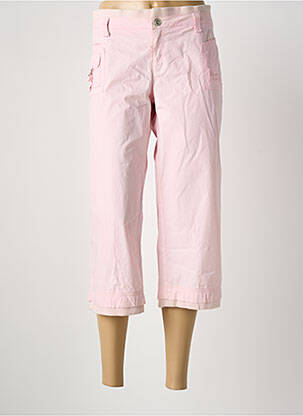 Pantacourt coupe droite rose BANANA MOON femme
