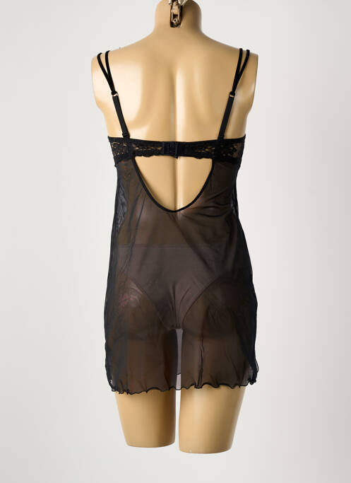 Nuisette/combinette broderie noir AMBRA femme