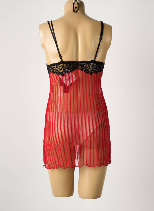 Nuisette/combinette col v rouge AMBRA femme