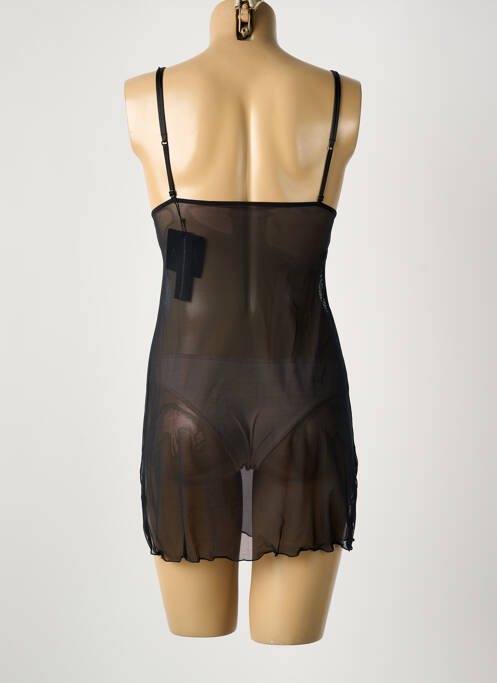 Nuisette/combinette broderie noir AMBRA femme