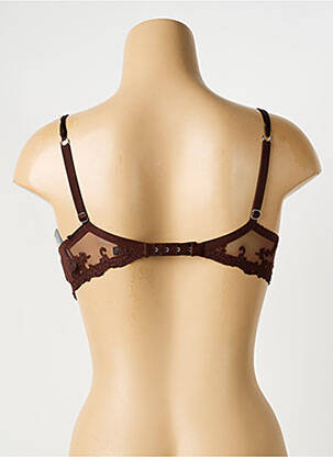 Soutien-gorge effet matière satinée haut soutien-gorge avec mousse de rembourrage amovible vert AMBRA femme