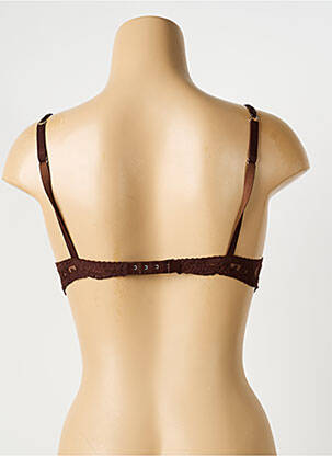 Soutien-gorge effet matière satinée haut soutien-gorge push-up vert AMBRA femme