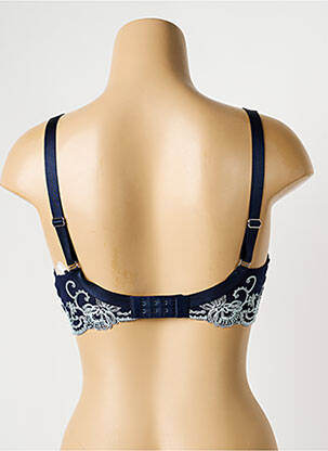 Soutien-gorge effet matière satinée haut soutien-gorge emboitant bleu AMBRA femme