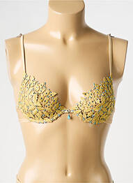 Soutien-gorge effet matière satinée haut soutien-gorge emboitant or AMBRA femme
