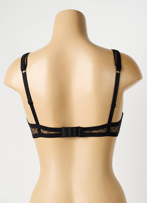 Soutien-gorge effet matière satinée haut soutien-gorge emboitant noir CHANTELLE femme