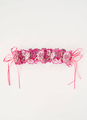 Accessoire lingerie broderie rose MILLESIA femme