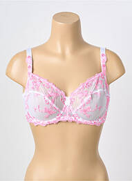 Soutien-gorge légère et transparente haut soutien-gorge emboitant rose AMBRA femme