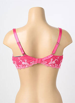 Soutien-gorge légère et transparente haut soutien-gorge emboitant rose AMBRA femme