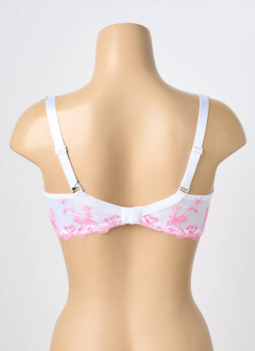Soutien-gorge légère et transparente haut soutien-gorge emboitant rose AMBRA femme