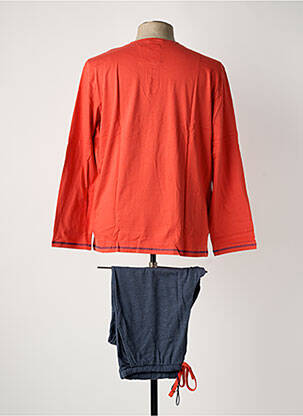 Pyjama col rond orange ROSE POMME homme