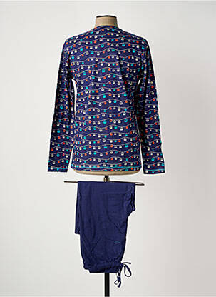 Pyjama col rond violet ROSE POMME homme